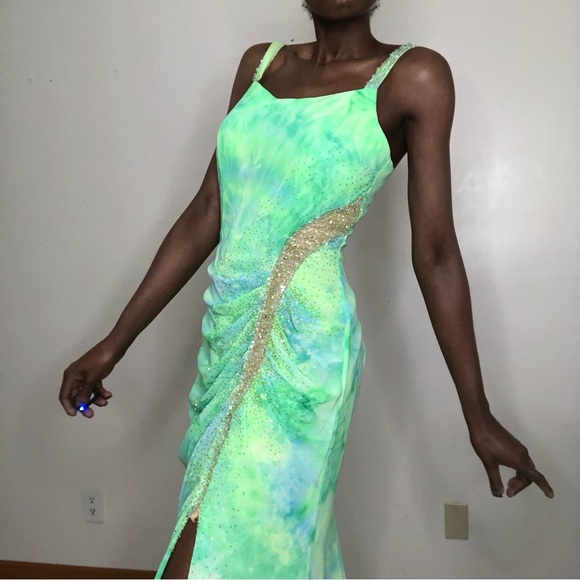 Y2K | LE GALA MON CHERI Mermaid Prom Dress - Picture 12 of 15